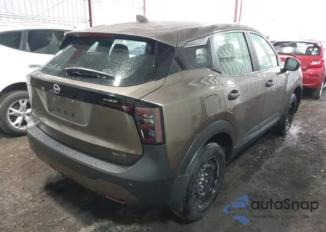 2025 Nissan Kicks S Intelligent Awd from USA, damaged, VIN 3N8AP6BB1SL318902